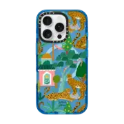 iPhone 16 Pro Impact Case MagSafe Compatible Cheetah Paradise