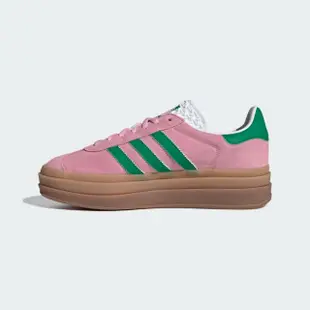 【adidas 愛迪達】GAZELLE BOLD 運動休閒鞋(IE0420 ORIGINALS 休閒鞋 粉)