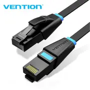 Vention IBJBK Cat6 UTP Patch Cable - 8m - Black Flat [IBJBK]