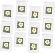 VALICLUD 50Pcs Resealable Jewelry Bags Transparent Self Sealing Storage Pouches for Earrings Bracelets Accessories Material Protects from Scratches
