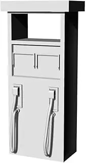 MRY-SFW Battlefield Scenery Model Unpainted 1/24 Miniature Factory Building Car Accessory Props Display Gas Pump Fuel Dispenser