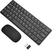 Wireless Keyboard and m?use | 2.4GHz Ergonomic Keyboard | Silent Wireless m?use & | Quiet Full-Size and Combo for Wind?ws, Laptop, PC, Notebook