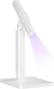 Handheld LED Light for Nails | Fast Curing Dryer with Stand - Rechargeable Curing Lamp, Portable Nail Lamp Kit with LCD Screen
