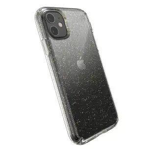 Speck iPhone11 | Presidio Clear Glitter | Gold Glitter
