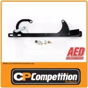 AED HOLLEY 4150 FORD BILLET THROTTLE LINKAGE & SPRING BRACKET BLACK 6601BK
