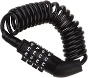 Happyyami 1Pc Bike Combination Lock Password Theft Security Lock for Bicycles Helmets and Luggage Durable Design Compact and Portable Black