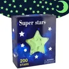 Ultra Glow in the Dark Stars; 200 Count w/ Bonus Moon
