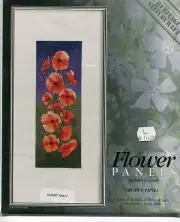 Cross Stitch Chart - Heritage Craft - Flower Panel - Poppy