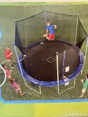 12ft Replacement Round Trampoline Net Jumping Enclosure Kids Jump Zone Safety