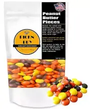 Peanut Butter Crunchy Shell Pieces 16 oz, Creamy Peanut Butter Surr by PICKN BUY