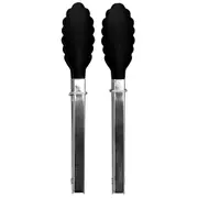 Scullery Essentials 2-Piece Stainless Steel Mini Tongs Set - Robins Kitchen