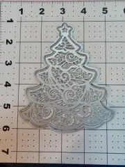 Universal Thin Metal Die cut tool emboss Christmas Tree ornament star garland