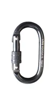 LINQ Steel Oval Screwgate Carabiner (PACK OF 4)