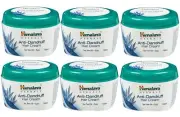 6 X Himalaya ANTI DANDRUFF CREAM 100ml with Tulsi Tea Tree Oil FREE SHIP