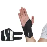 BOER Sports Hand Support Thumb Open Design Double Band Adjustment Sprained Wristband for Fitness Health Recovery