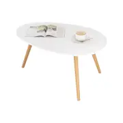 Aura Drop Shaped Coffee Table White