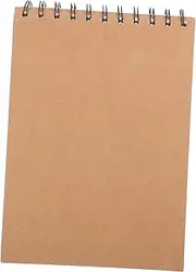 TEHAUX Portable Kraft Cover Drawing Notebook for Artists and Students Paper for Sketching Doodling and Writing Versatile Art Supplies
