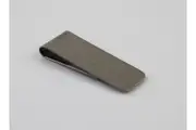 Mens Silver 2cms Wide Solid Money Clip
