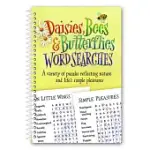 DAISIES, BEES & BUTTERFLIES WORD SEARCHES