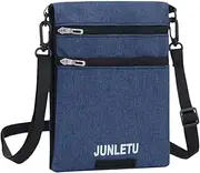 Tignapoo Travel Neck Pouch Neck Wallet Stash Passport Holder for Men and Women