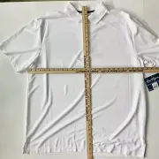 BEN HOGAN Mens HANDSOME NEW White Short Sleeve XXL Golf/Polo Shirt - P