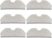 Sgizoku Mop Pads for Narwal Freo X Plus Robot Vacuum Cleaner - 6Pack Washable and Reusable Microfiber Mop Pad Accessories Replacement Part