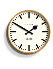 [Newgate] Jones Railway Wall Clock in Orange