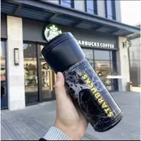 在飛比找蝦皮購物優惠-現貨 STARBUCKS保溫杯 咖啡杯 自帶皮套 304不鏽