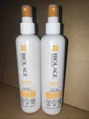 Biolage Styling Smooth Shine Milk Moisturizing Shine Spray Agave 8.5oz SET OF 2!