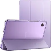 [JETech] Case for Samsung Galaxy Tab A9 8.7-Inch 2023, Slim Translucent Back Tri-Fold Folio Stand Protective Tablet Cover (Light Purple)