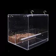 Acrylic Automatic Parrot Feeder, Bird Feeder,Pet Feeder Seed Food Container