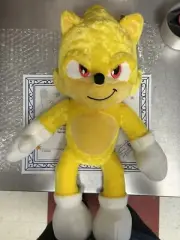Build A Bear Super Sonic 17" Yellow Plush With Certificate New