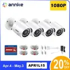 ANNKE 4pcs 1080P Analog Security Camera IR Night Vision For Home CCTV System