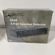 Proficient X SS4P Home Audio 4 Position Speaker Selector System ( Tested)