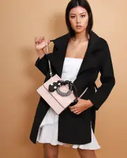 [Belle & Bloom] Ex-Boyfriend Wool Blend Oversized Jacket - Black