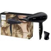 Philips Prestige Pro Hair Dryer with Style & Protect Nozzle, Black, HPS920/00