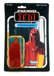 Vtg 1983 Star Wars Emperor's Royal Guard Return Of The Jedi Kenner 65 Back