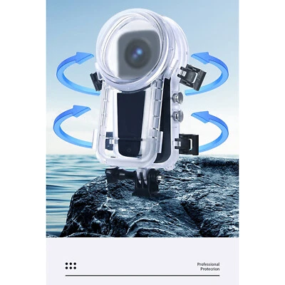360 Degree Invisible Dive Case Waterproof Protective Case for Insta 360 X3 Part