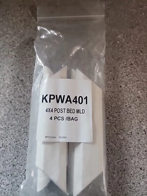 KLEER TRIMBOARD 4" x 4" POST BED MOULDING SETS CELLULAR PVC KPWA401 KLEER WRAP