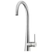 Oliveri Essente Goose Neck Sink Mixer Tap - Stainless Steel