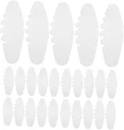 [TOGEVAL] Sports Cap Inserts Hat Support Liners 50pcs Cardboard Hat Holders Baseball Cap Brim Holders White