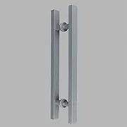 Stainless Steel Door Handle, Barn Door Pull Handle, Commercial H Shape Glass Shower Door Pull Handles, for Wood Door Glass Door with