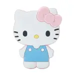 小禮堂 HELLO KITTY 造型矽膠隨身鏡 (白站姿款)