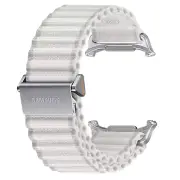 Samsung Galaxy Watch Ultra Trail Band (S/M/L), White Sand, Telescope-free design