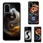 For Samsung Galaxy Z Fold Flip 3 4 5 6 yin yang map dragon Anti scratch Cover