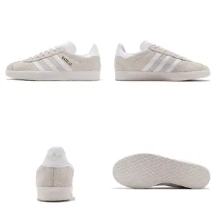 adidas 休閒鞋 Gazelle 灰 白 米白 粉紅 奶茶色 任選 女鞋 金標 麂皮 基本款 三葉草 【ACS】