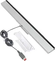 Wii Sensorleiste, Kabelgebundener Empfänger, Sensorleiste für Wii-System, Ray Sensor Bar, Verkabelte Infrarot IR Signal, IR Ray Motion Sensor Mit Stabilem Stan Kompatibel mit Wii/Wii U Game Zubehör