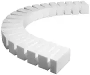 Woodland Scenics ST1406 Sub Terrain, Riser, 1/2" (4-Pack) Foam