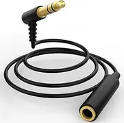 Headphone Extension Cable Compatible with Bose QuietComfort QC45 QC35II QC35 QC25 NC700 Headphones, 3.5mm Male to Female Stereo Audio Cable for Phone, PS4, Switch, Tablets (4ft)