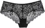 [LIZONGY] Ultra-Thin Transparent Sexy Temptation Lace Panties Women No Trace Underwear Low Waist Hip Briefs